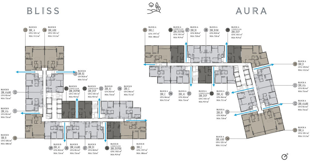 Mặt Bằng Orchard Grand Sycamore Bình Dương