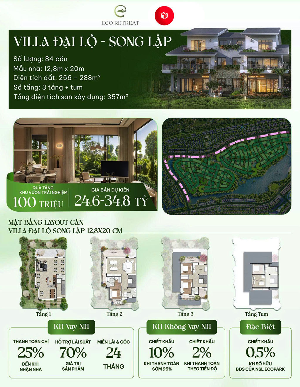 Thiết Kế Biệt Thự Rừng Retreat Forest