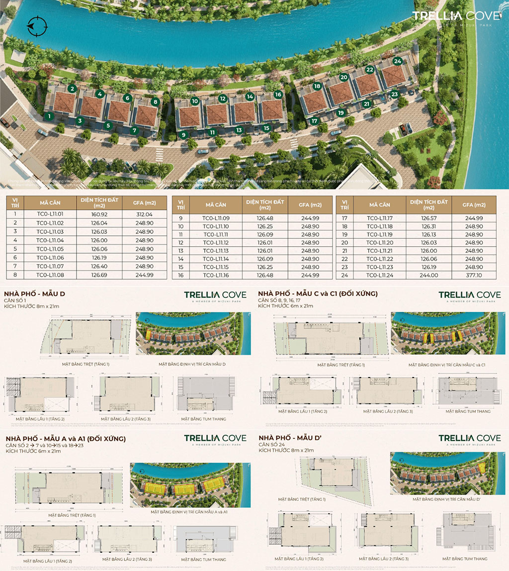 Nhà Phố Trellia Cove