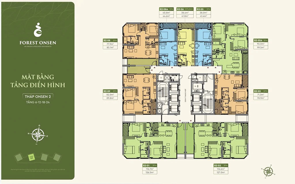 Mặt Bằng Forest Onsen Eco Retreat Long An