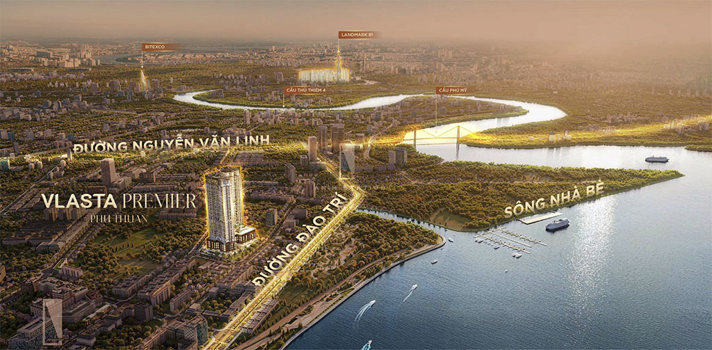 Liên kết vùng và hạ tầng giao thông xung quanh Vlasta Premier