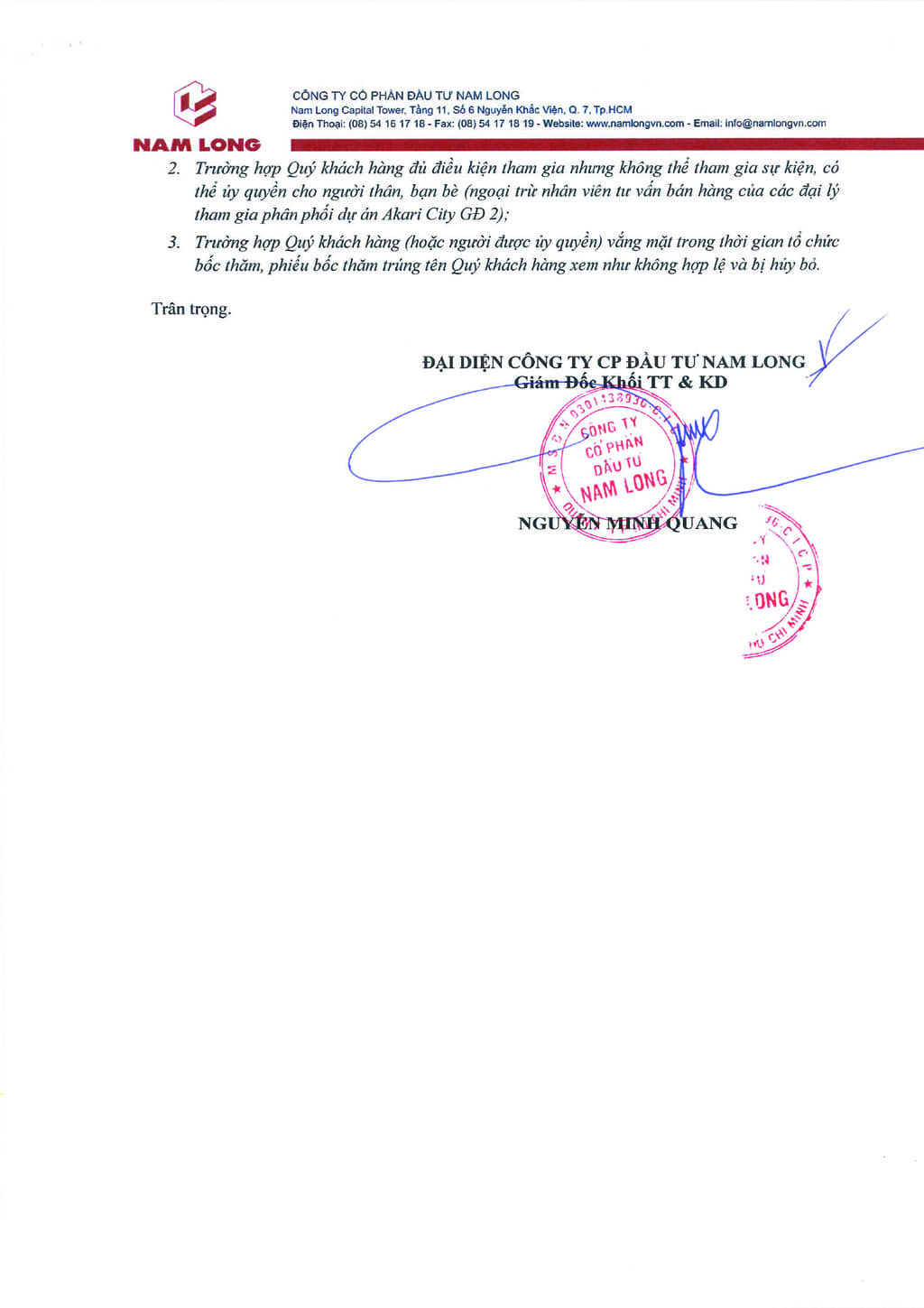 Chính Sách Bán Hàng Akari City Bình Tân 1