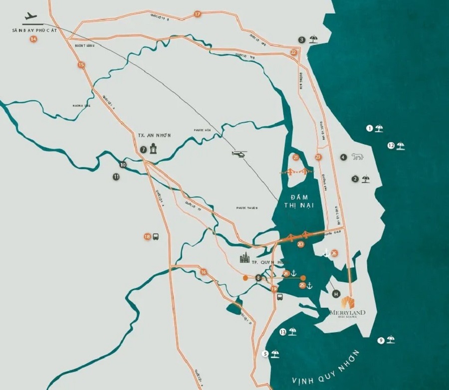 Địa Chỉ Merry Land Quy Nhơn ở đâu 3