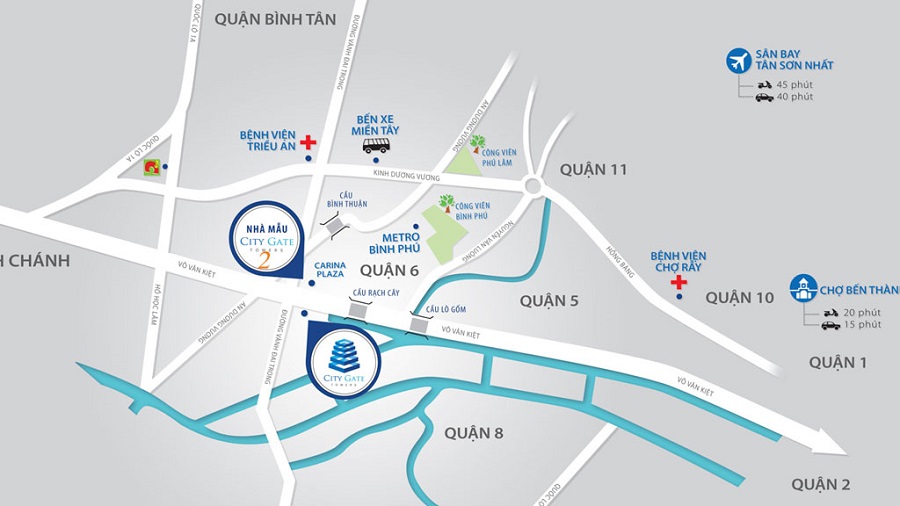 Địa Chỉ Chung Cư City Gate Towers Quận 8 4