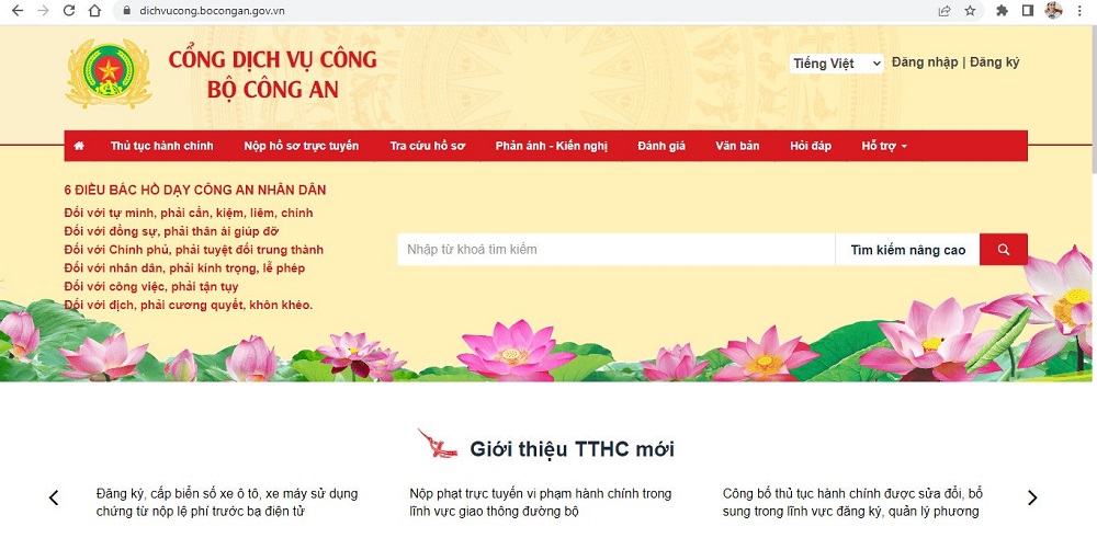 Huong Dan Dang Ky Tam Tru Online