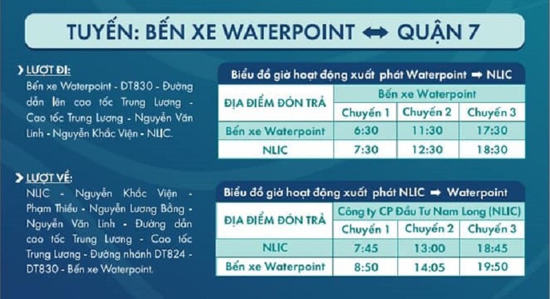 Lịch Xe Bus Waterpoint 0