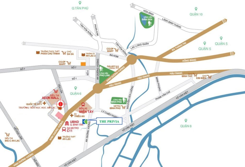 Lợi Thế Dự án The Privia Khang Điền Bình Tân 3