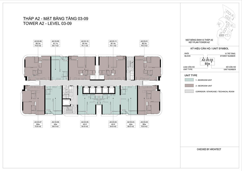 Mặt Bằng Eaton Park Giai đoạn 2 Block A2 Forest 11