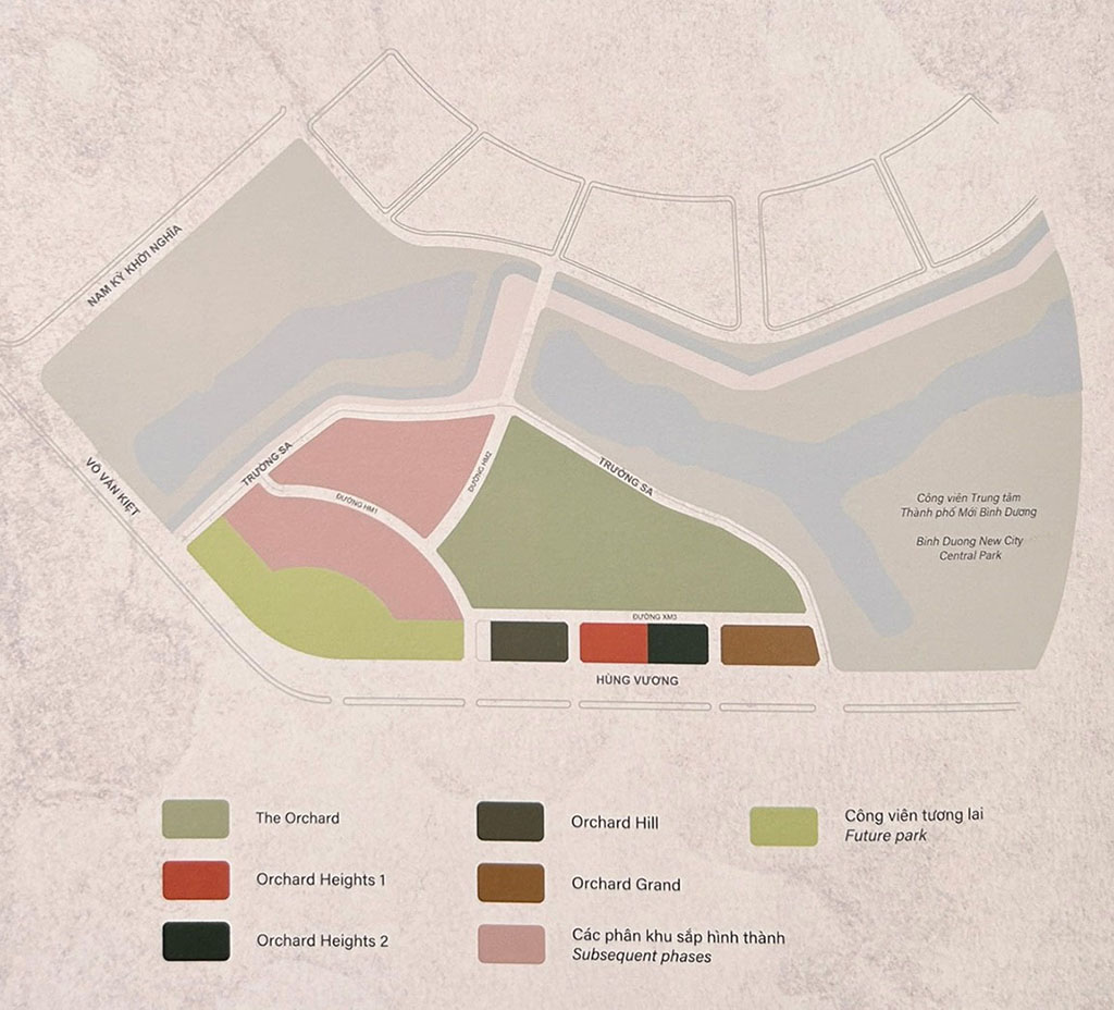 Mặt Bằng Dự án Sycamore Bình Dương Capitaland