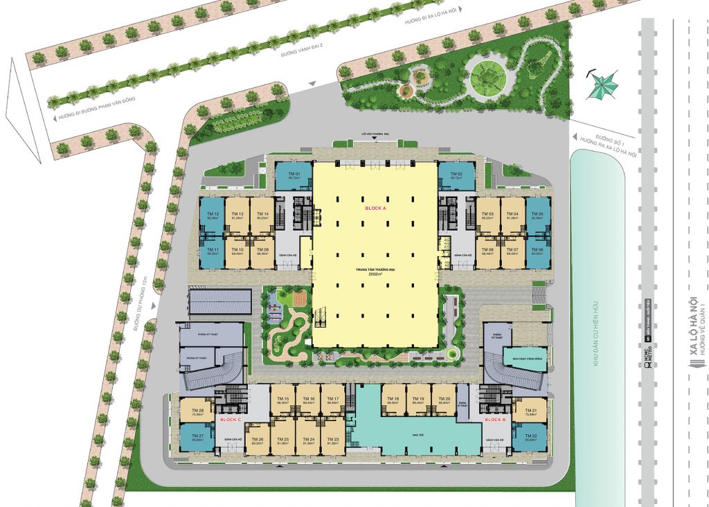 Mặt bằng Lavita Charm Thủ Đức