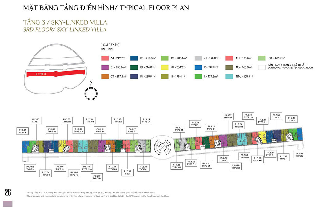 Mặt Bằng Căn Hộ Sky Linked Villa Celadon City Tân Phú