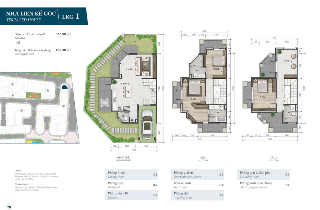 Mặt bằng Verosa Park khang điền
