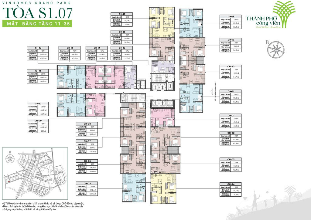 Căn hộ The Rainbow Vinhomes Grand Park quận 9