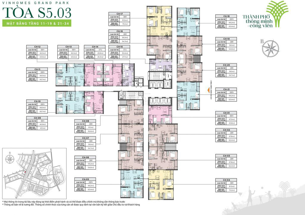 Căn hộ The Rainbow Vinhomes Grand Park quận 9