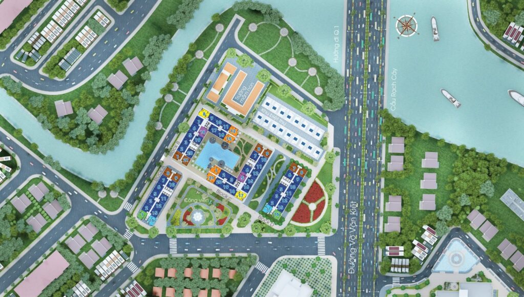 Mặt Bằng Chung Cư Diamond Riverside Tòa C 3