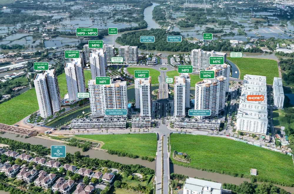 Mặt Bằng điển Hình Mizuki Park Tháp 9 10 Chủ đầu Tư Nam Long Group 7