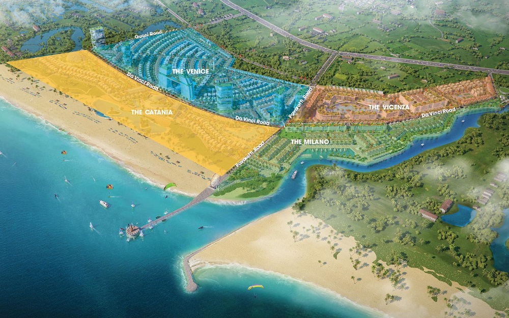 Mặt Bằng Dự án Venezia Beach Bình Châu Hồ Tràm 2