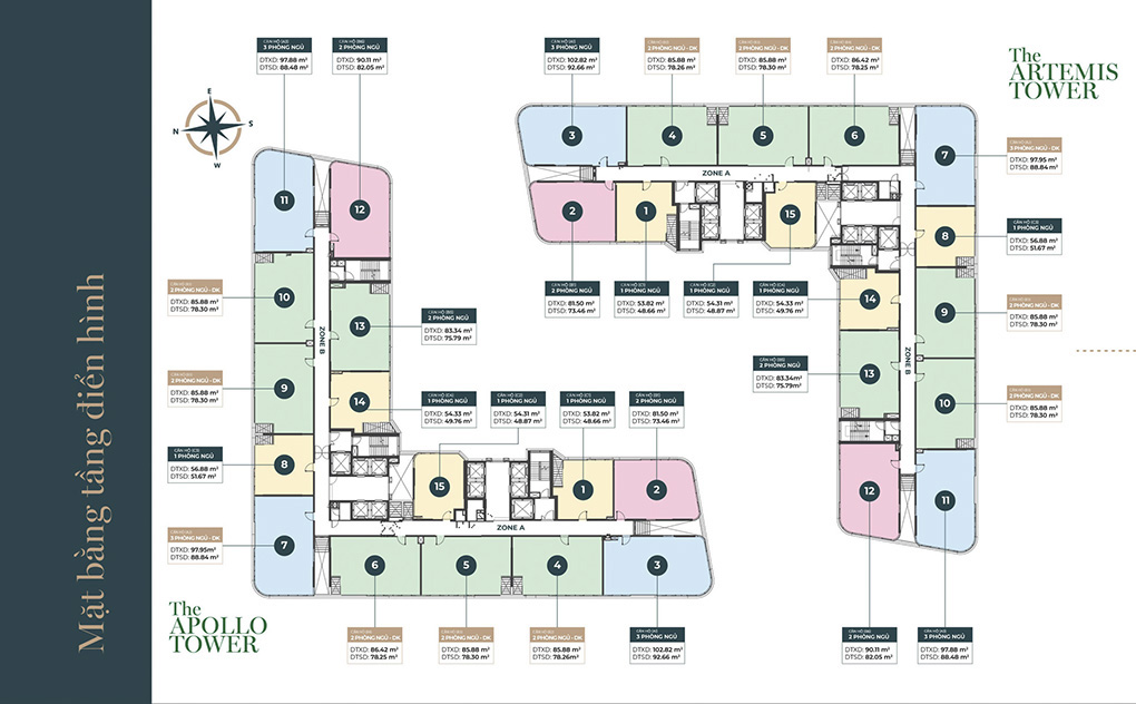 Mặt bằng dự án căn hộ chung cư King Crown Infinity Thủ Đức
