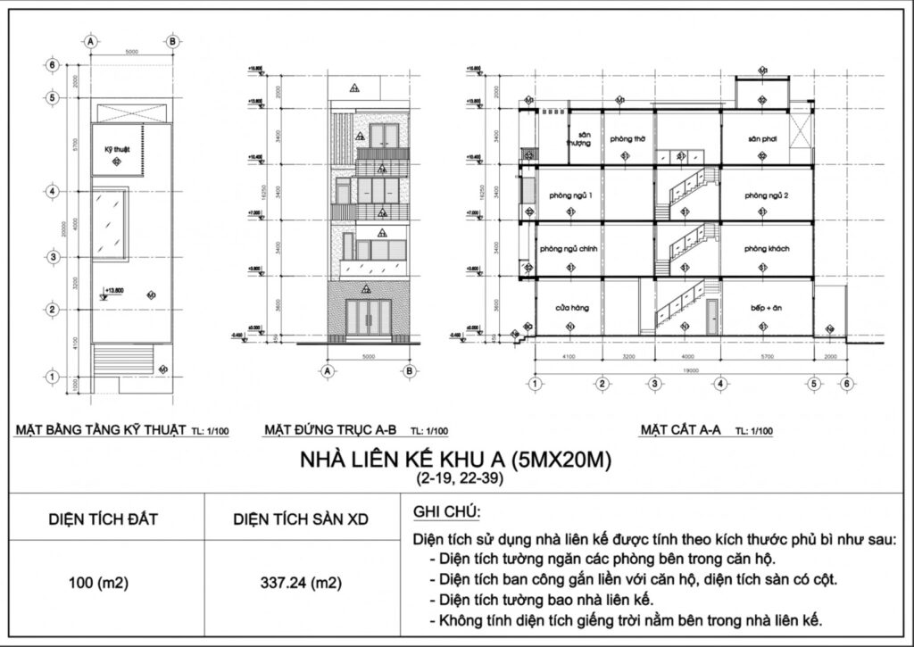 Mặt Bằng Nhà Phố City Gate 3 NBB 31