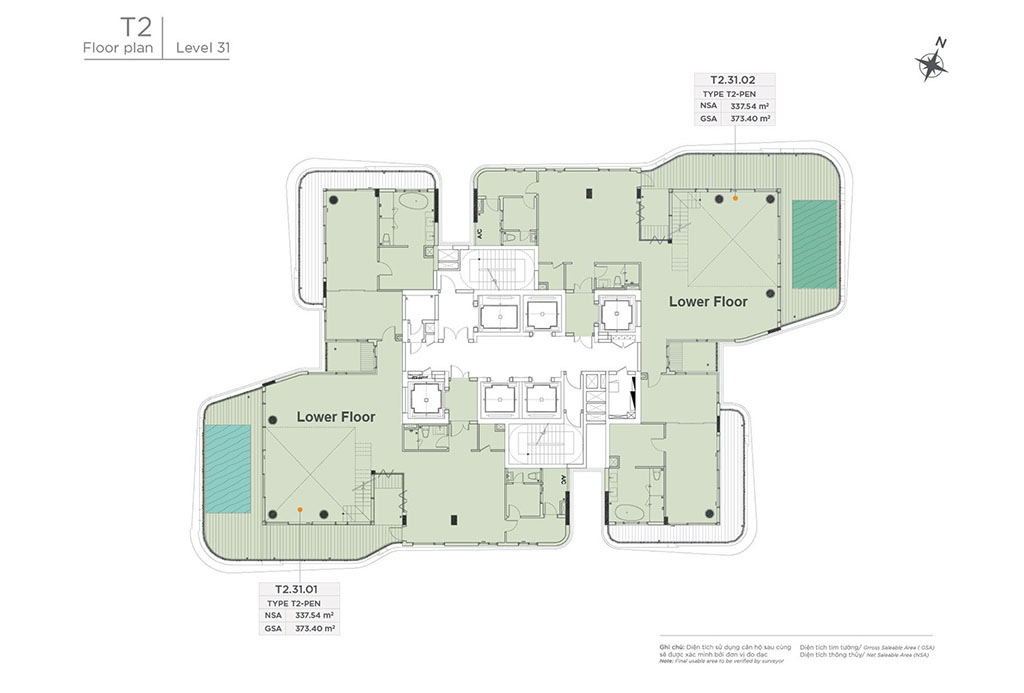 Mat Bang Tang Dien Hinh Thu Thiem Zeit River Thap T2 Tang 31