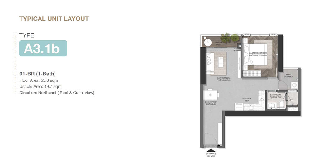 Mặt Bằng Thiết Kế Căn Hộ Eaton Park Mai Chí Thọ, Quận 2 3