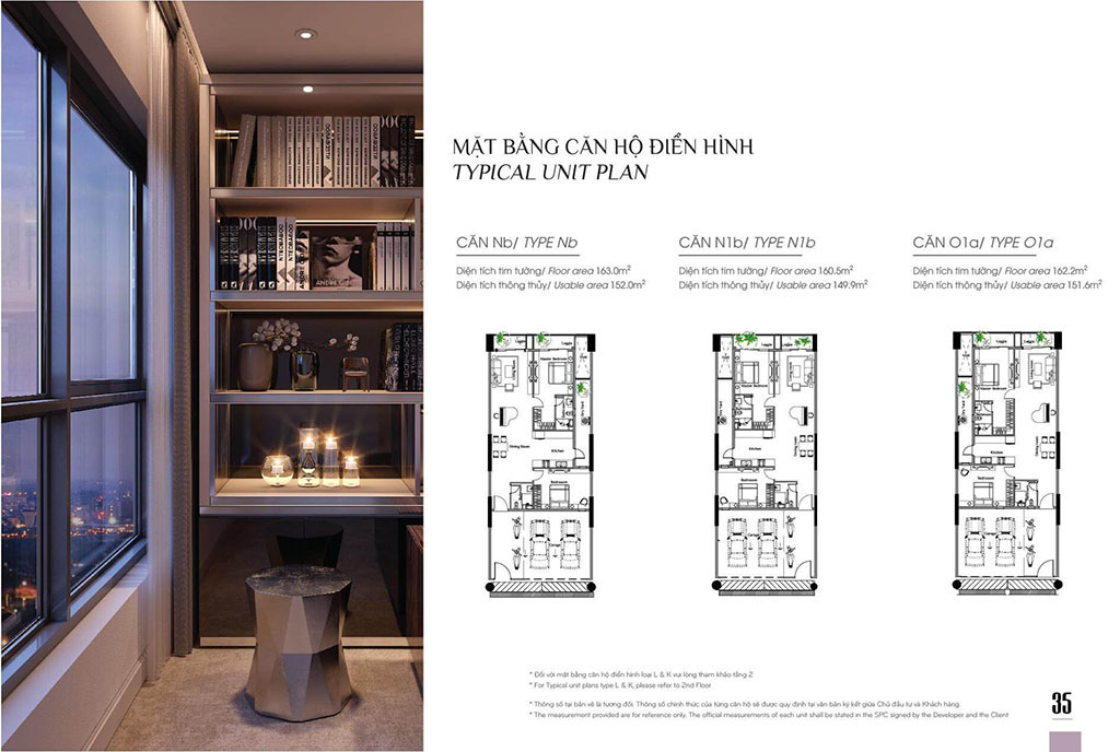 Mặt Bằng Thiết Kế Căn Hộ Sky Linked Villa Celadon City Tân Phú