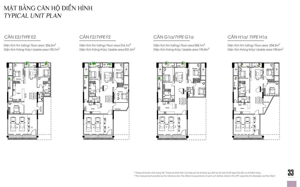Mặt Bằng Thiết Kế Căn Hộ Sky Linked Villa Celadon City Tân Phú