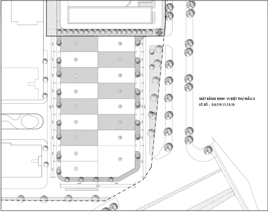 Mặt Bằng Vị Trí Biệt Thự Diamond Riverside