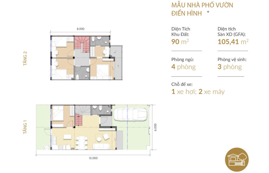 Nhà Phố Vườn Waterpoint Long An 2