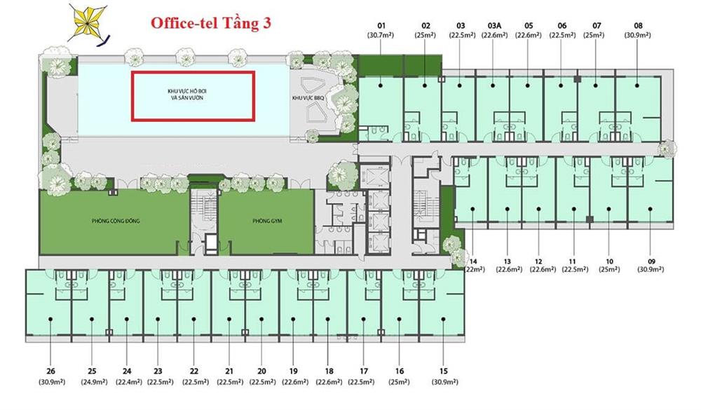 Officetel The Pegasuite 2 Tạ Quang Bửu 1