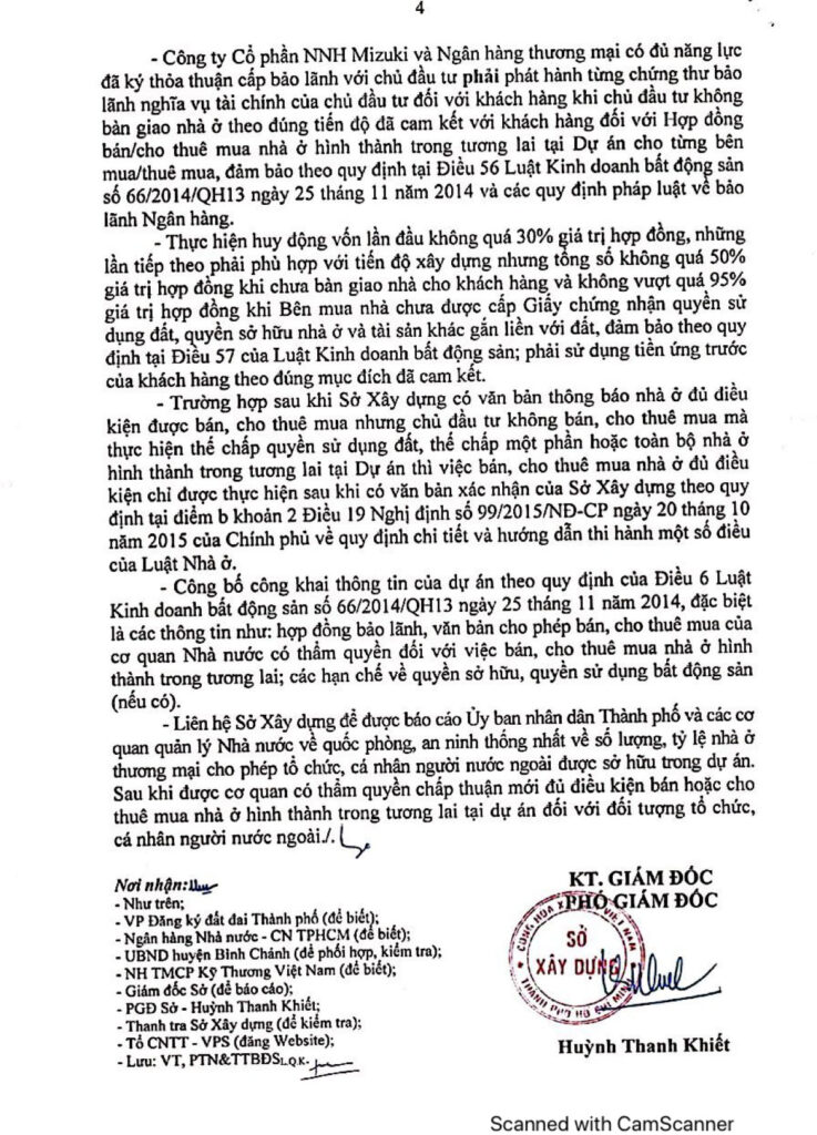 Pháp lý Flora Mizuki Bình Chánh