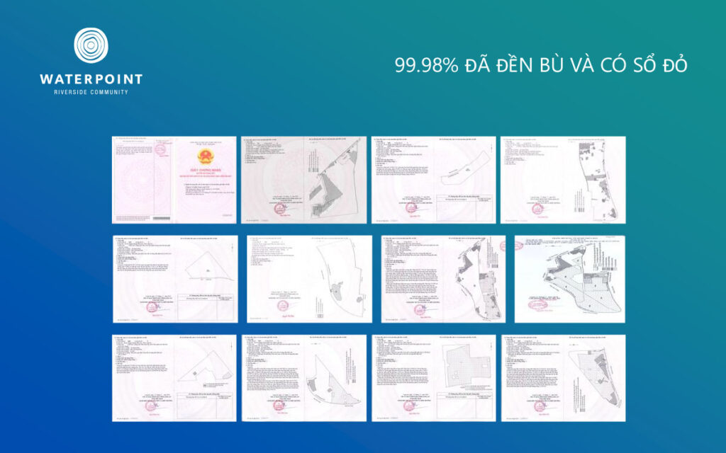 Pháp lý Waterpoint Nam Long Long An