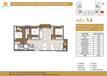 Thiết kế căn hộ The Peak Garden quận 7