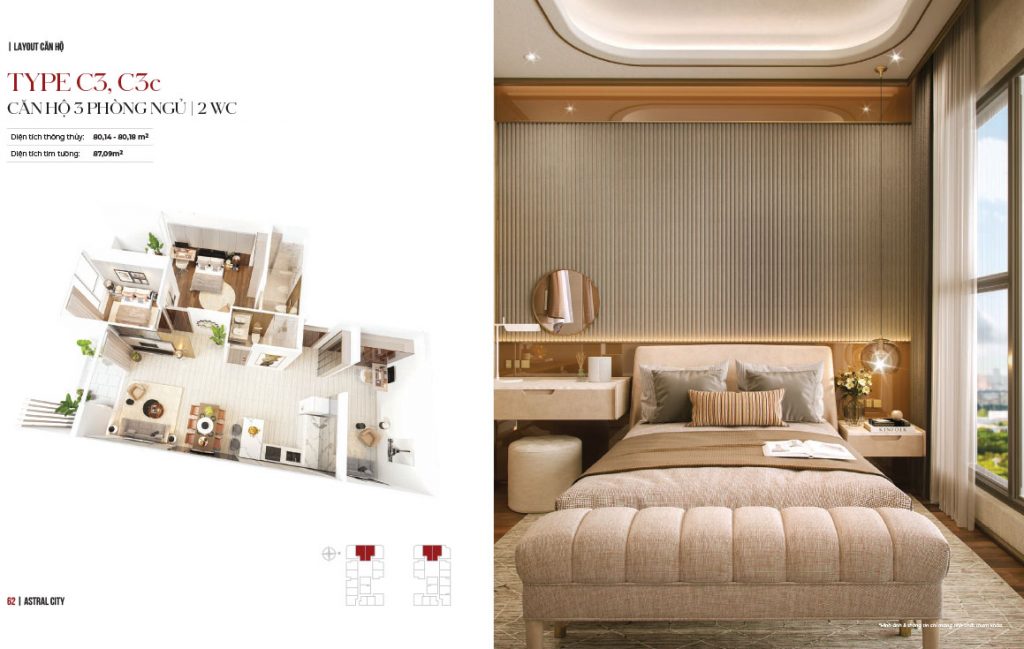 Thiết kế căn hộ Astral City Bình Dương