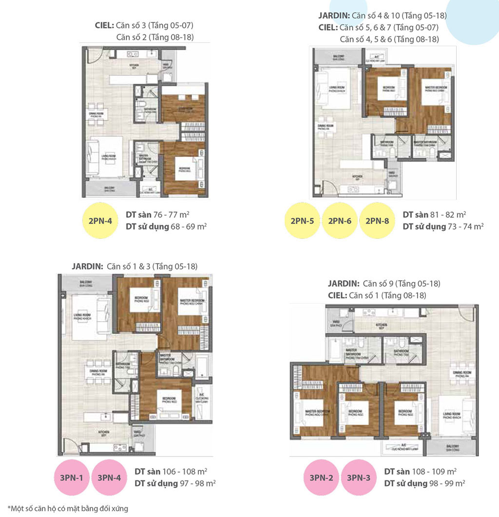 Thiết kế căn hộ One Verandah quận 2