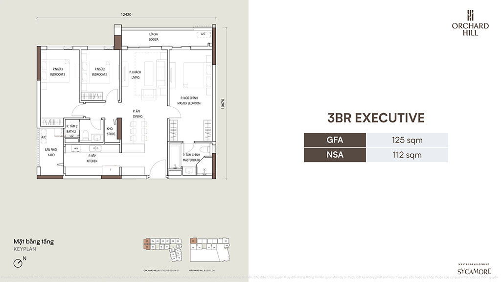 Thiết Kế Căn Hộ Orchard Hill Sycamore Bình Dương Capitaland