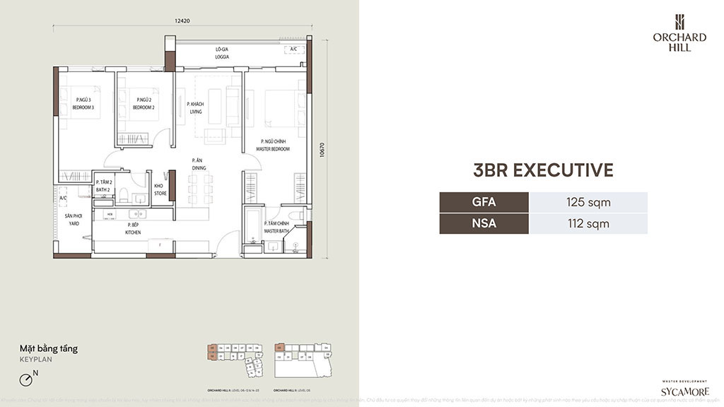 Thiết Kế Căn Hộ The Orchard Hill Sycamore