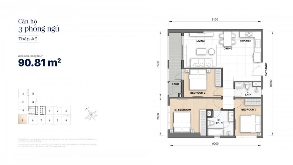 Thiết kế căn hộ dự án The Grand Manhattan quận 1