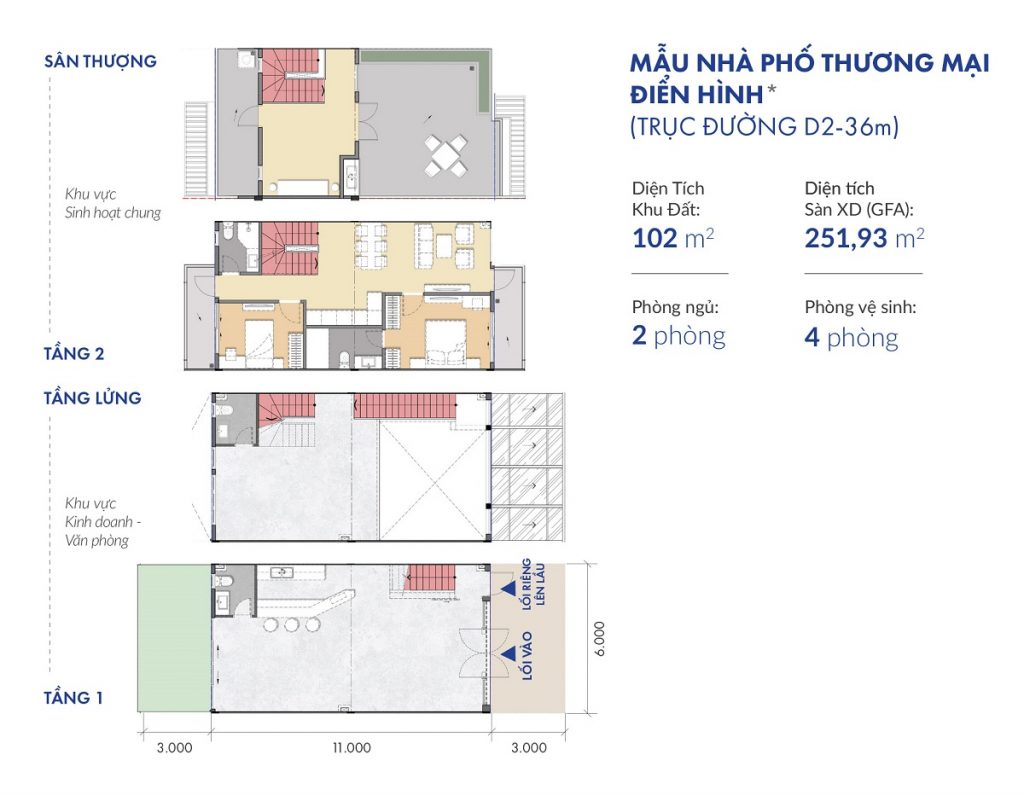 Thiết Kế Nhà Phố Thương Mại Waterpoint Nam Long2
