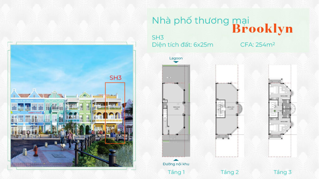 Thiết kế sản phẩm phân khu Long Island Hồ Tràm