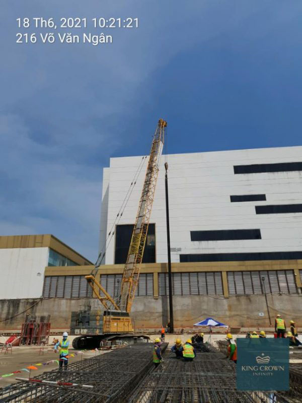 tiến độ King Crown Infinity Thủ Đức