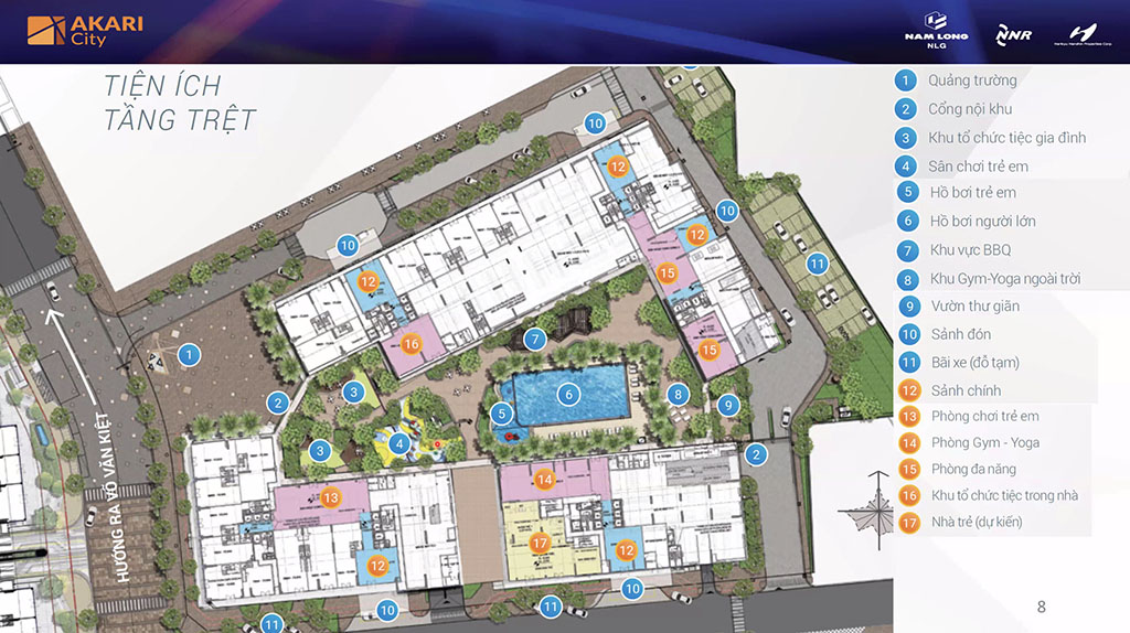 Tiện ích căn hộ Akari City giai đoạn 2