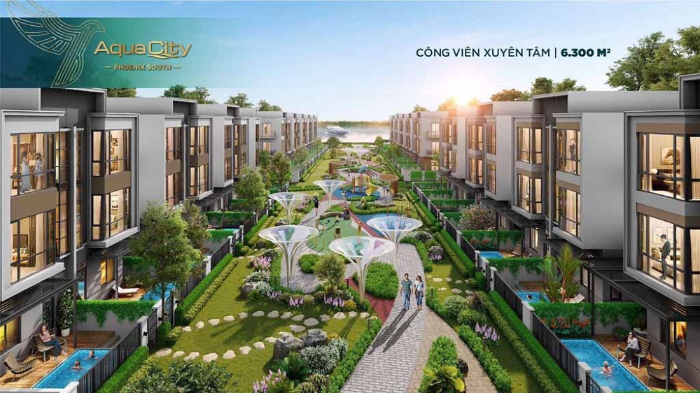 Tiện ích đảo Phượng Hoàng AQua City Đồng Nai 3