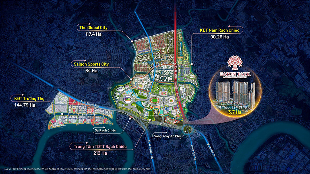 Vị Trí Eaton Park Giai đoạn 2