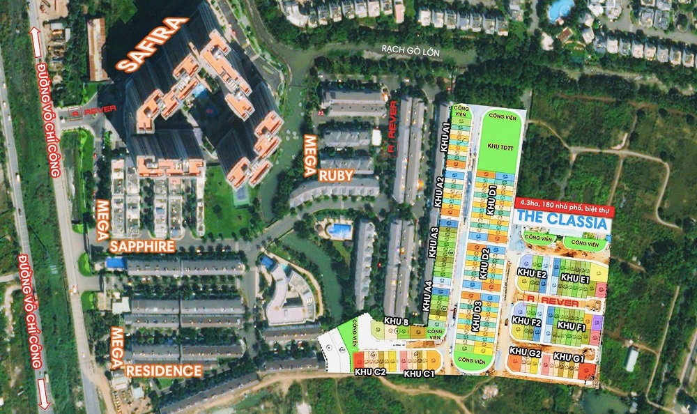 Vị Trí The Classia Khang Điền 2