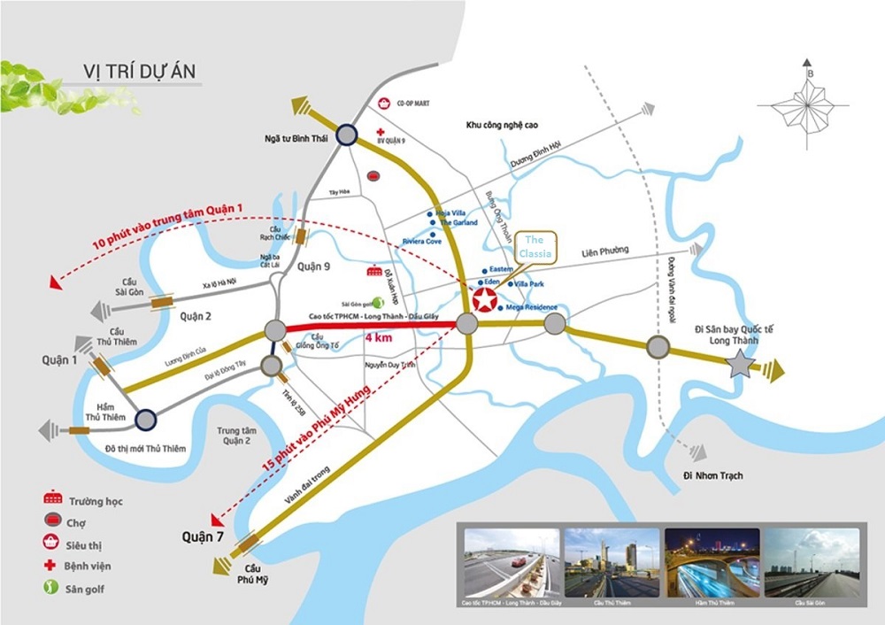 Vị Trí The Classia Khang Điền