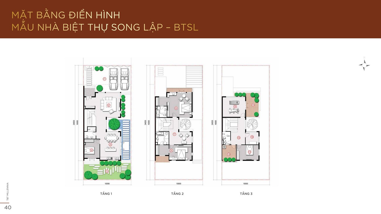 Thiết Kế Dự án T&T City Millenia Long Hậu.