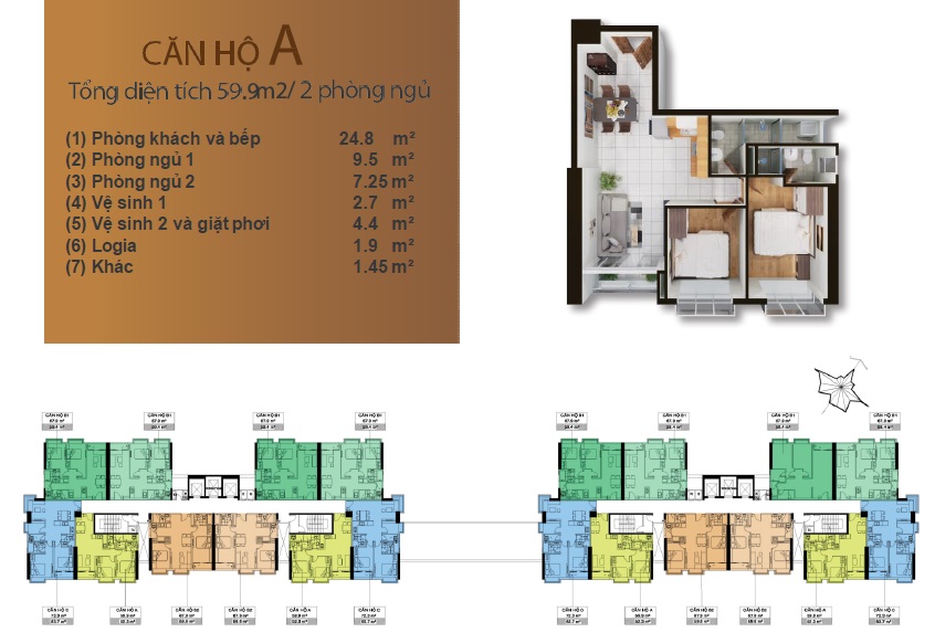 Thiết kế căn hộ dự án Terra Mia Bình Chánh