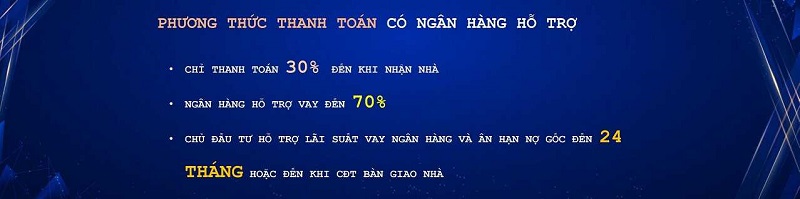 Phương thức thanh toán dự án căn hộ chung cư HT Pearl Bình Dương