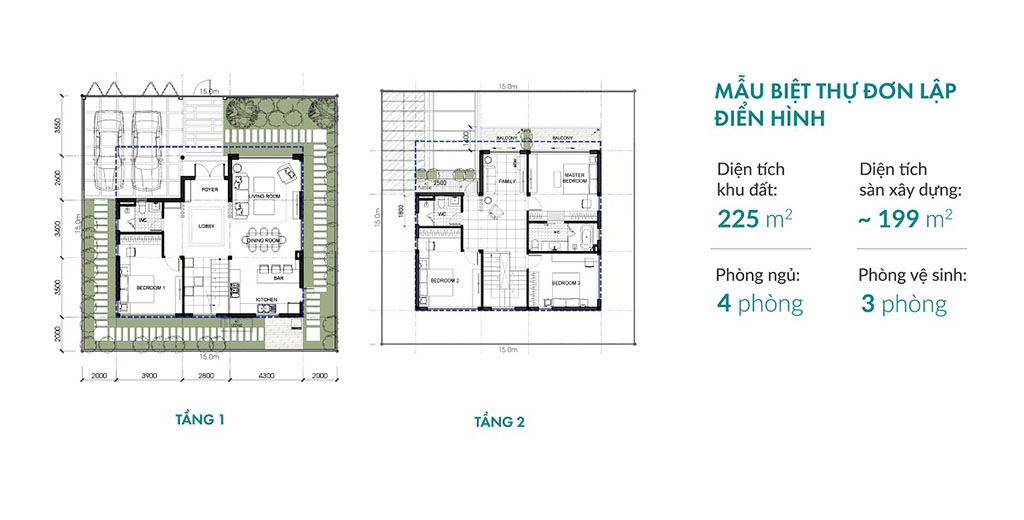 Mat Bang Biet Thu Don Lap Waterpoint Nam Long Long An